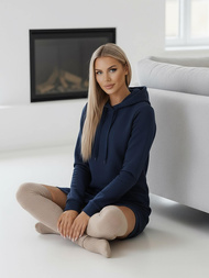 Ženska dukserica Modra OZONEE JS/YS10005/25Z