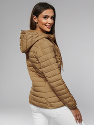 Ženska jakna tamno-bež OZONEE JS/16M9103/84