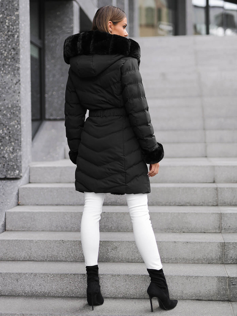 Ženska jakna crna OZONEE JS/5M3156/392