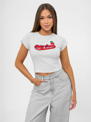 Ženska majica sivi OZONEE JS/R62744
