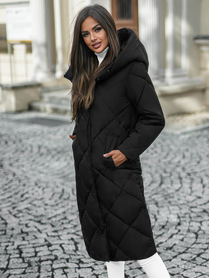 Ženska jakna crna OZONEE JS/5M3173/392Z