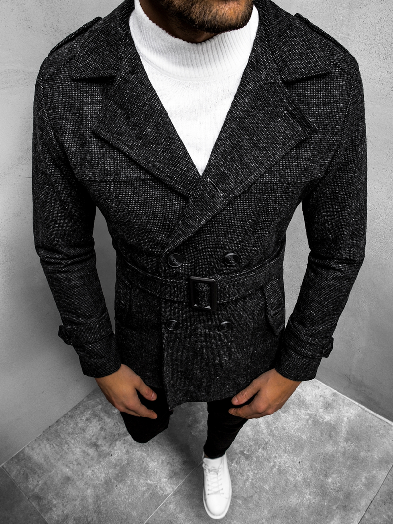 Muški kaput tamni grafit OZONEE O/5627