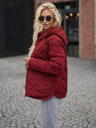 Ženska jakna bordo OZONEE JS/16M9300/06Z