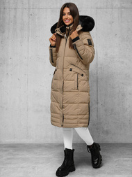 Ženska jakna tamno-bež OZONEE O/W377