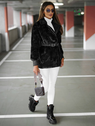 Ženska jakna crna OZONEE JS/11Z8075Z