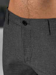 Muške Chino Kratke Hlače Grafitne OZONEE DJ/4400