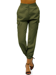 Ženske jogger hlače Kaki OZONEE O/HM005