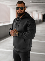 Muška dukserica s kapuljačom crna OZONEE JS/27B6502/3Z