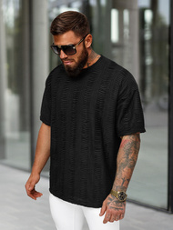 Muška Majica Crna OZONEE O/B1149