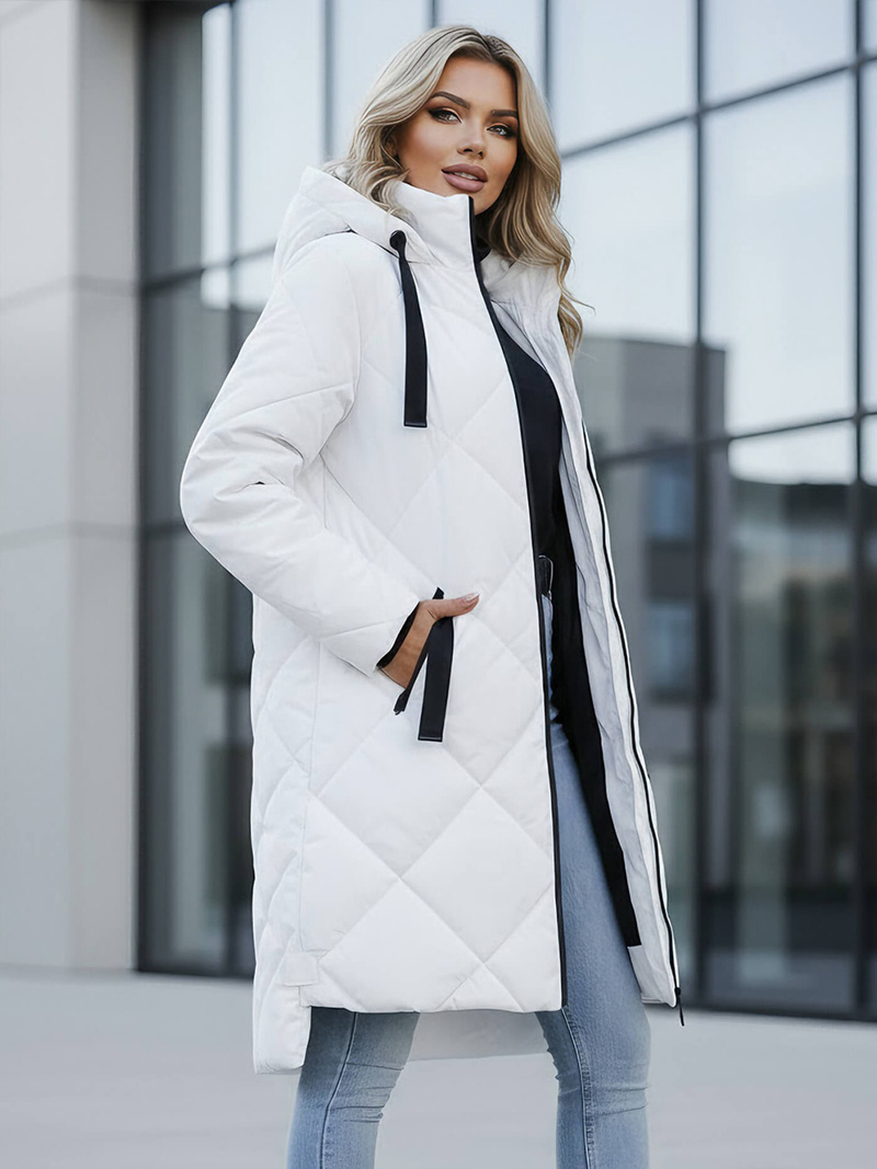 Ženska jakna bijela OZONEE JS/5M3168/281Z