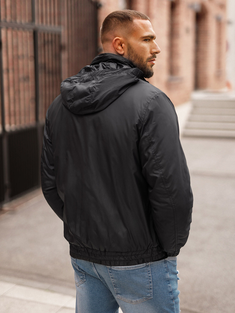 Muška proljetna jakna crna OZONEE JS/5M3102/392Z