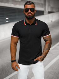 Muška polo majica crna OZONEE O/DA736