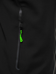 Muška softshell jakna crno-zelena OZONEE GE/12269