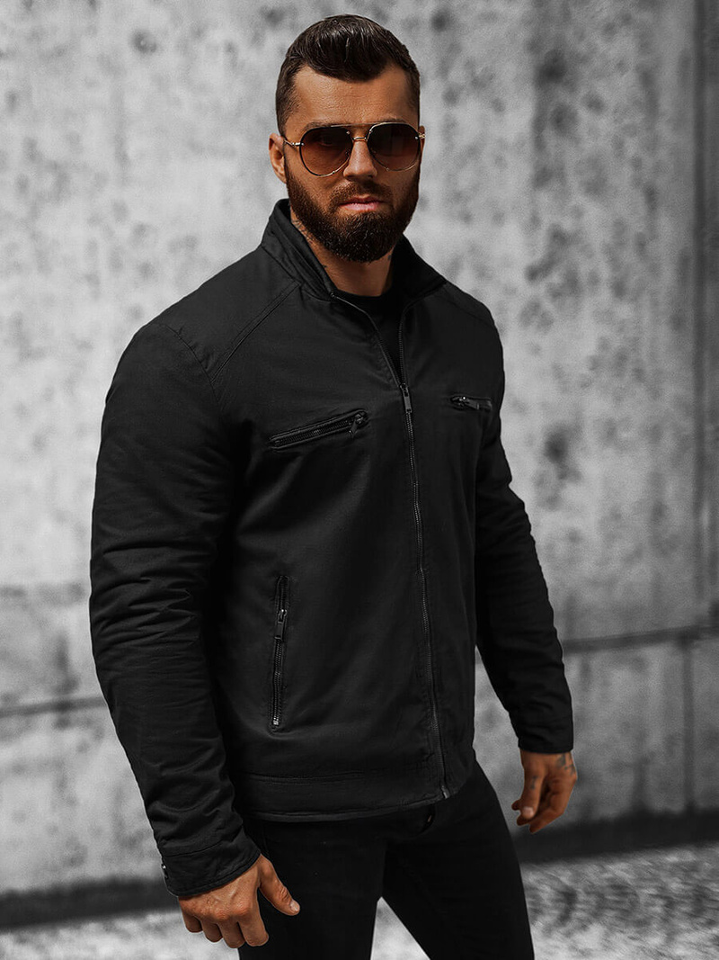 Muška proljetna jakna crna OZONEE JS/84M3002/392