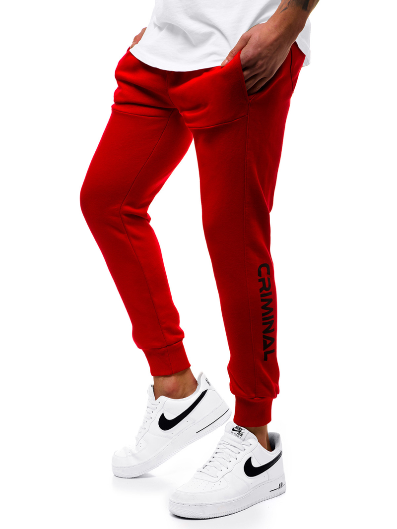 Muške sportske hlače crvene OZONEE G/11129