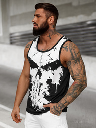 Muška majica bez rukava crna OZONEE JS/8B1708/3Z