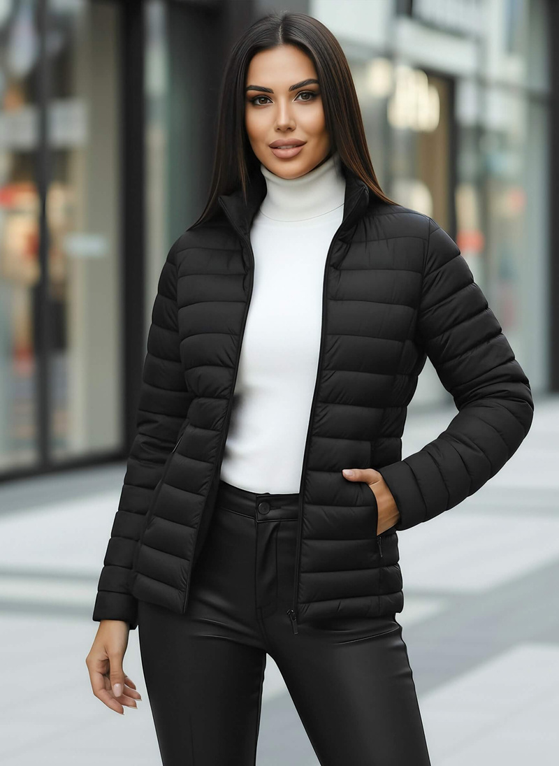 Ženska jakna crna OZONEE JS/16M9109/392Z