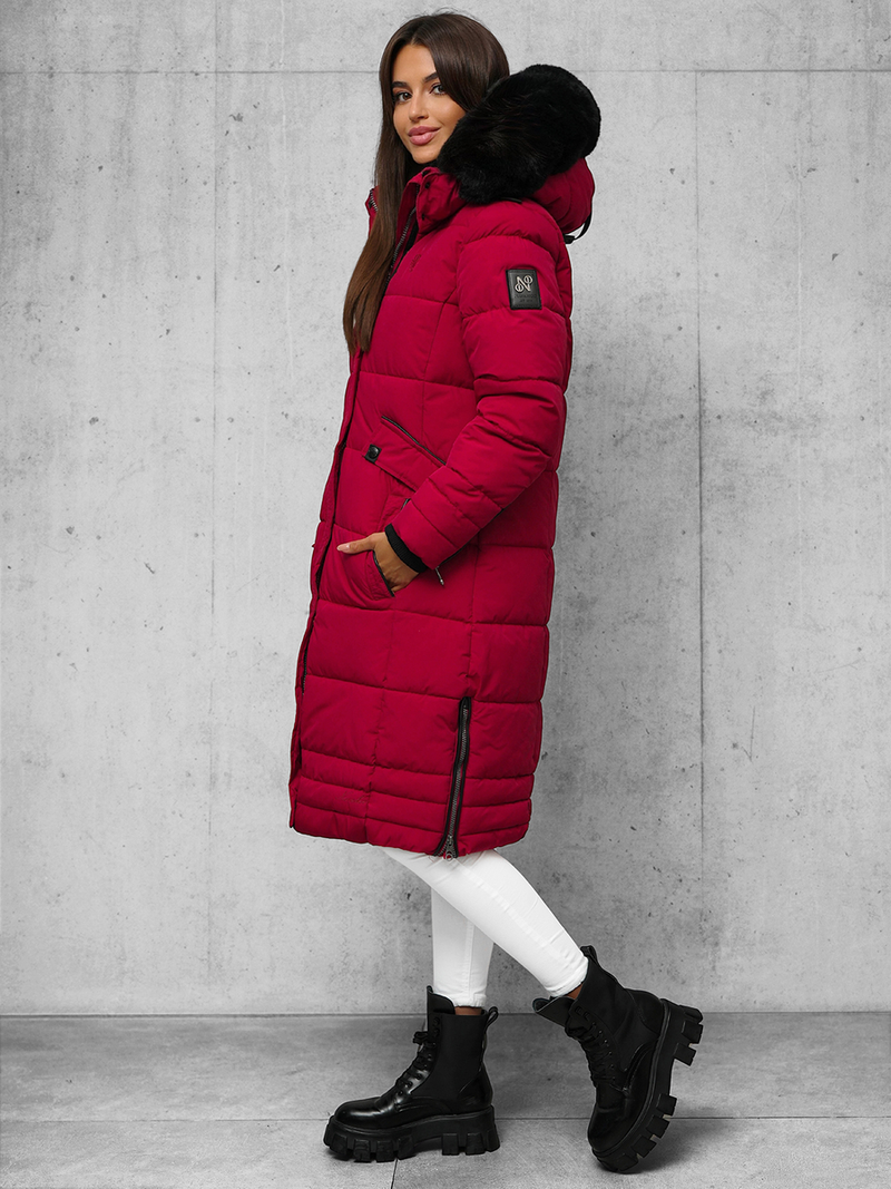 Ženska jakna tamno-crvena OZONEE O/W377