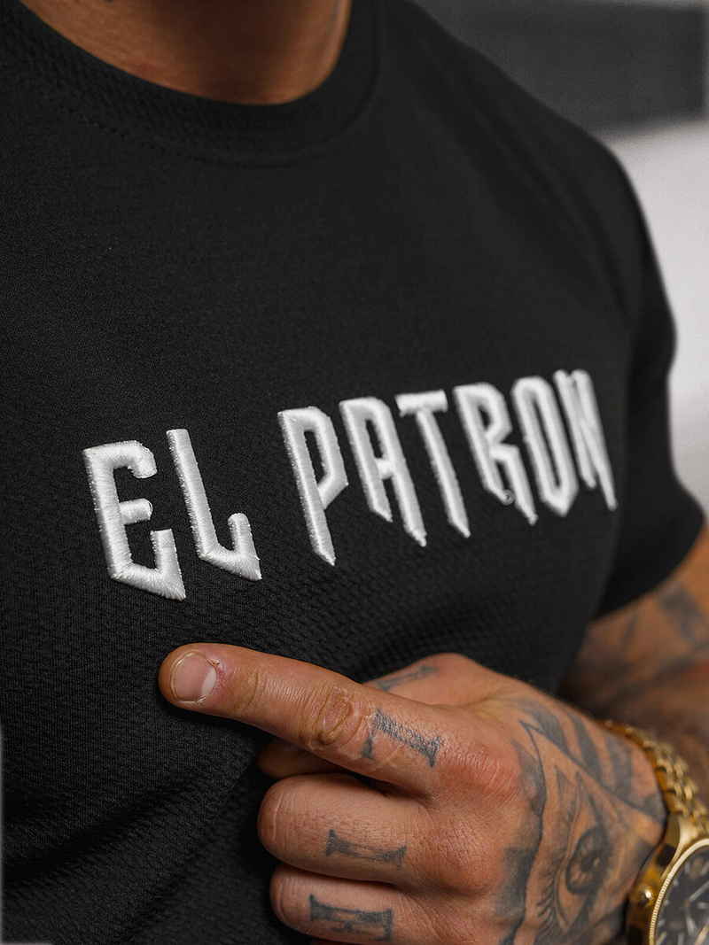 Muška Majica Crna OZONEE O/T7283