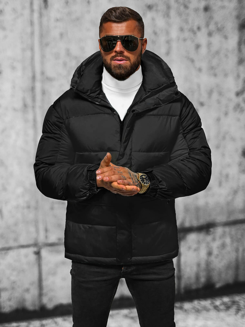 Muška jakna crna OZONEE JS/31M5008