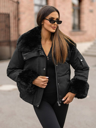 Ženska Zimska Jakna Crna OZONEE O/H833