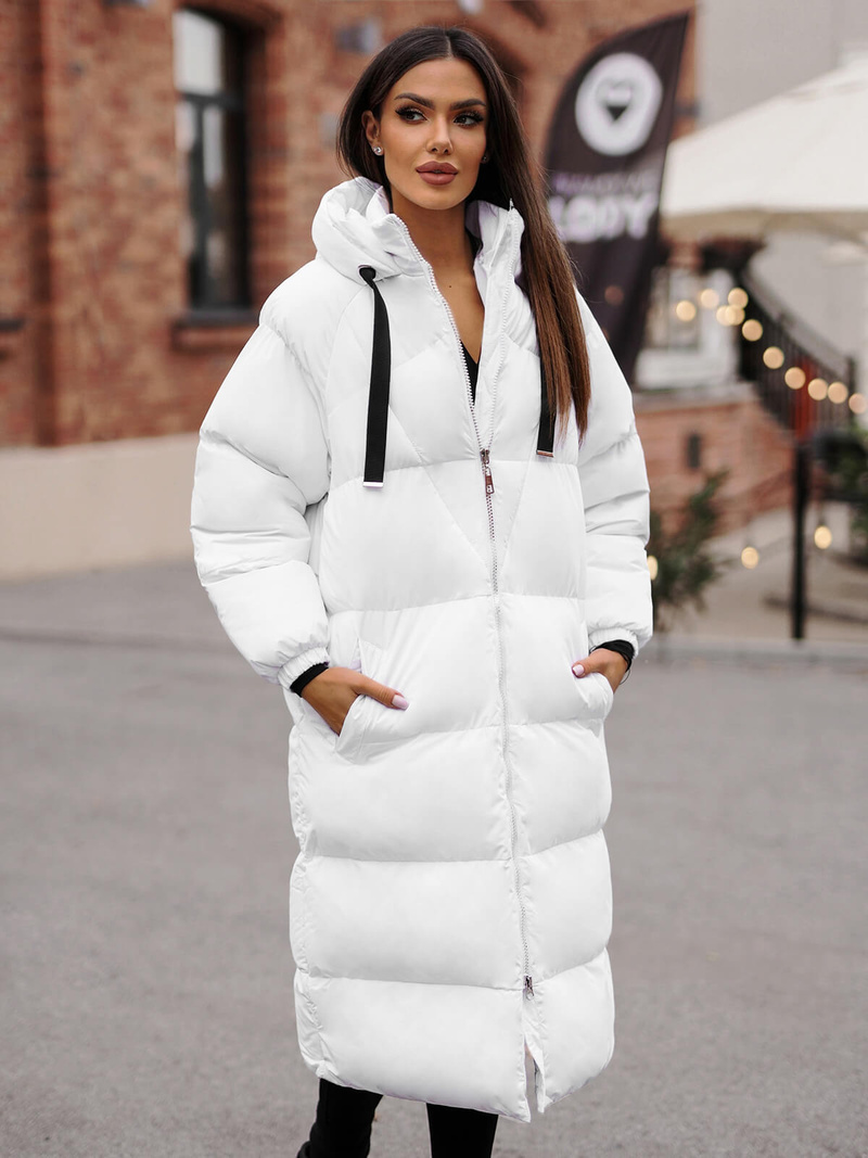 Ženska jakna bijela OZONEE JS/5M3163/281Z