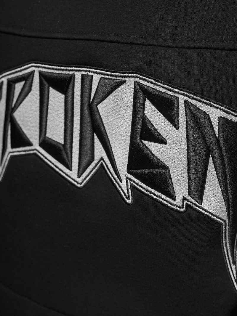 Dukserica s kapuljačom crna OZONEE O/SWE23019