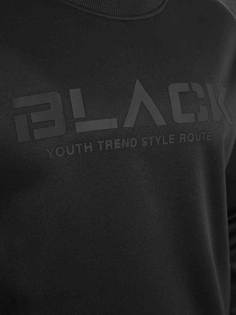 Muška dukserica crna OZONEE JS/8B1992/3