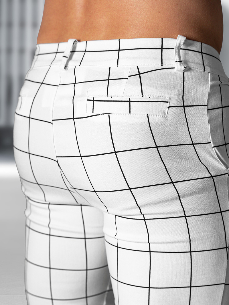 Muške Chino Hlače Bijele OZONEE O/P4009Z