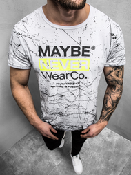 Muška majica bijela OZONEE JS/SS10915Z