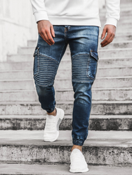 Muške jogger traperice tamno-plave OZONEE G/1064