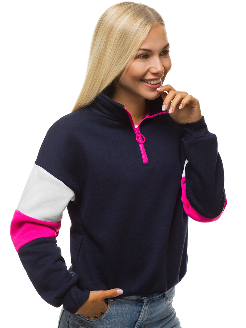 Ženska dukserica Modra OZONEE JS/KSW2024