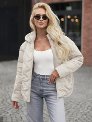 Ženska Jakna Bež OZONEE JS/16M9300/280Z