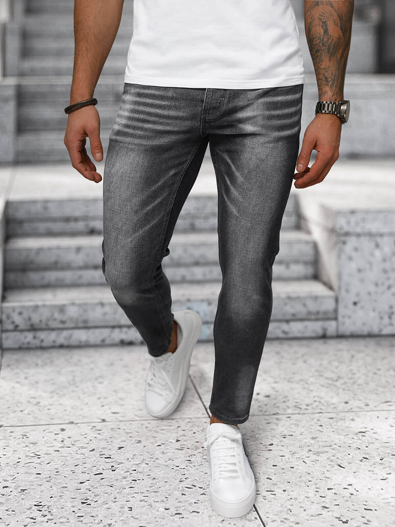 Muške traperice grafitne OZONEE NB/MP0199GS