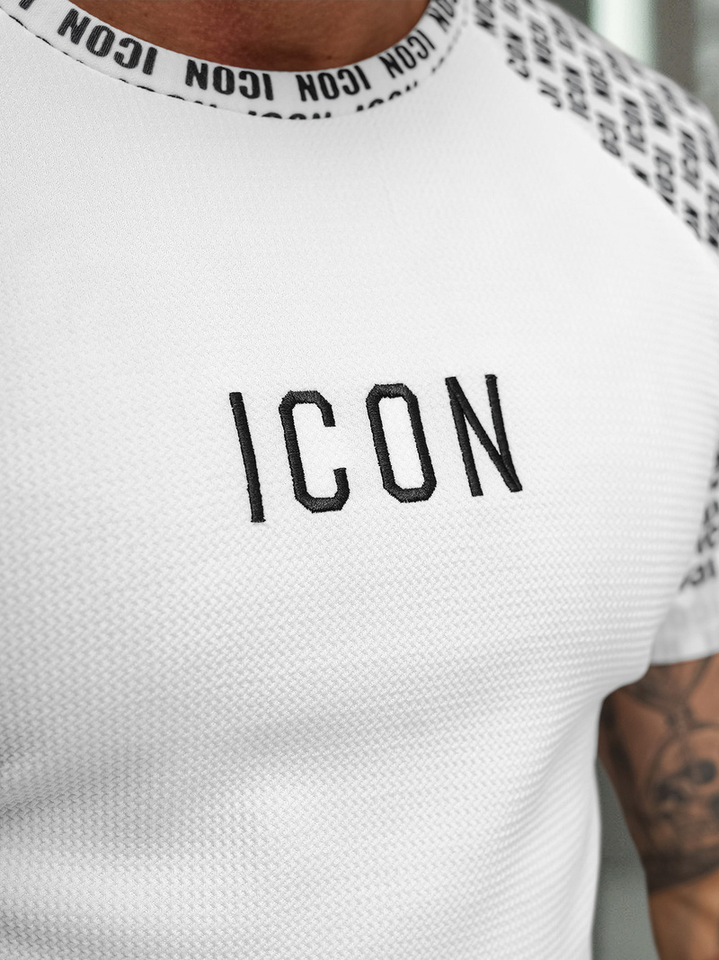 Muška Majica Bijela OZONEE O/B1212