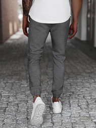 Muške chino hlače Tamnosive OZONEE DJ/5539Z