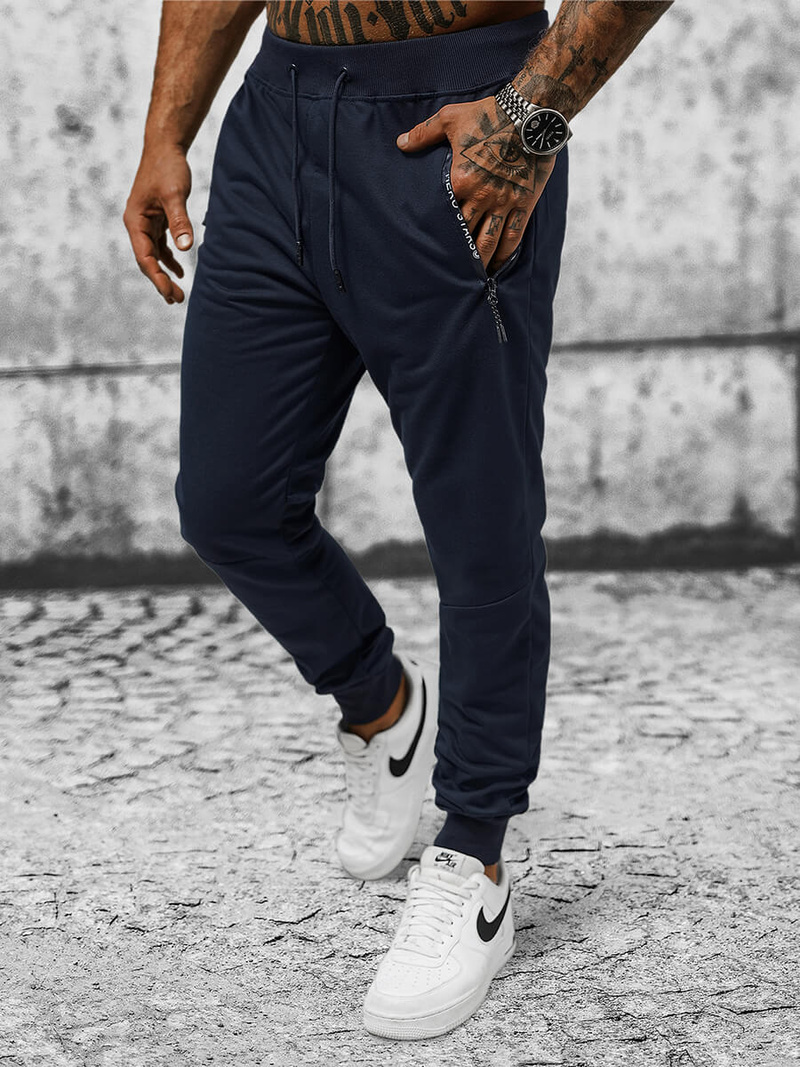 Muške sportske hlače modre OZONEE JS/8K198