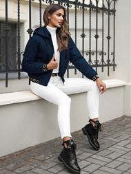 Ženska Jakna Modri OZONEE JS/16M9086/215Z