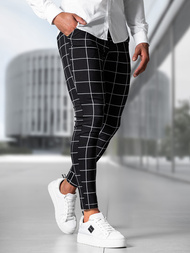 Muške Chino Hlače Crne OZONEE O/P4009Z