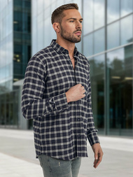 Muška Košulja Modra OZONEE V/V173