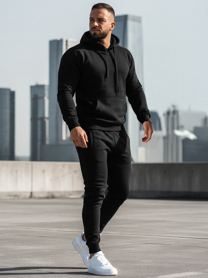 Muška trenirka crna OZONEE JS/68C10381/3Z