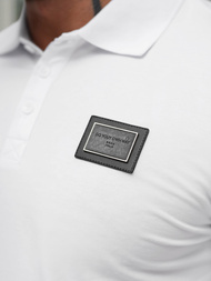 Muška polo majica bijela OZONEE NB/MT3124