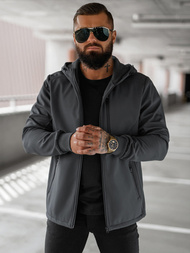 Muška softshell jakna grafitna OZONEE JS/27B6529/5Z
