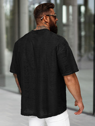 Muška Majica Crna OZONEE O/B1149