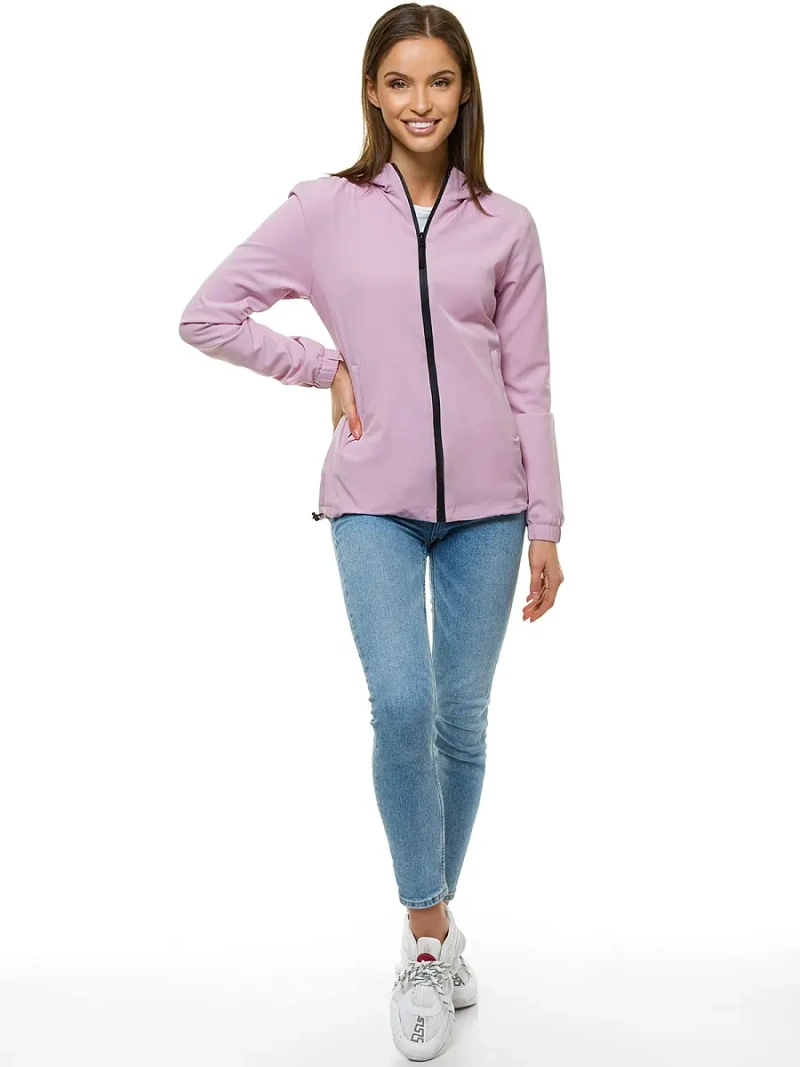 Ženska jakna lagana Svijetloružičasta OZONEE JS/HH036/25