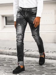 Muške traperice crne OZONEE NB/MP0126N