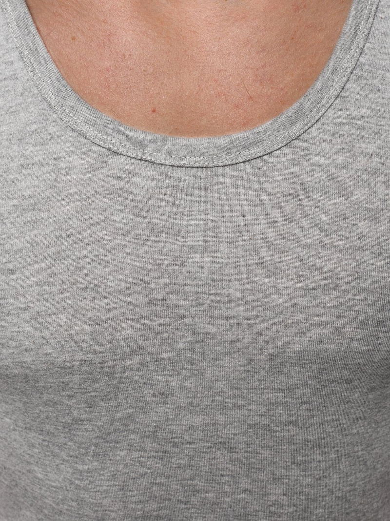 Muška majica bez rukava siva OZONEE JS/NB001