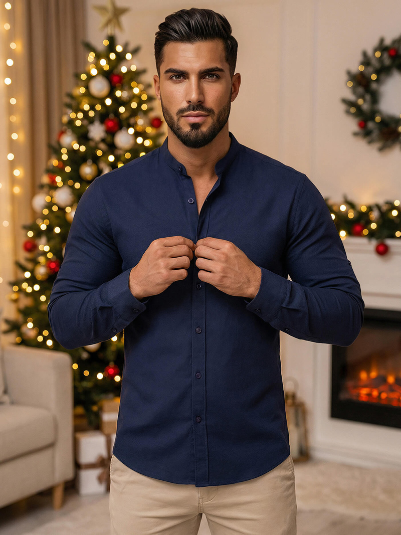 Muška košulja modri OZONEE O/V69Z