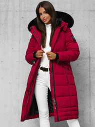 Ženska jakna tamno-crvena OZONEE O/W377