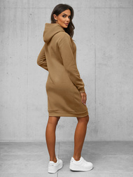 Ženska dukserica tamno bež OZONEE JS/YS10005/91Z